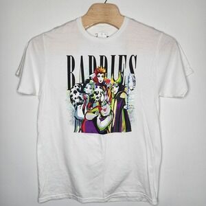 Disney Villains Baddies T-Shirt Maleficent Queen Cruella Ursla Size  L‎  Adult